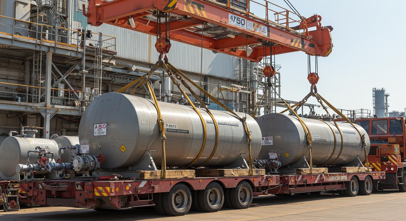 Особенности перевозки оборудования с жидкостями внутри