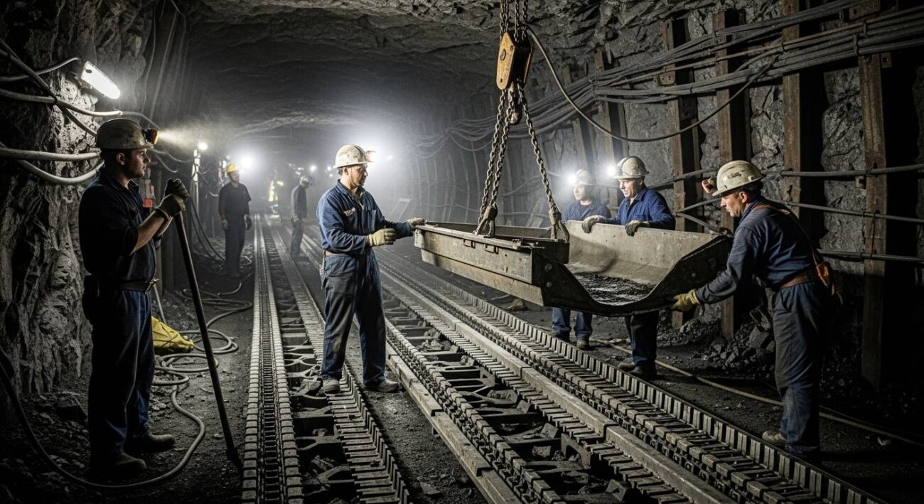 Установка ленточного конвейера