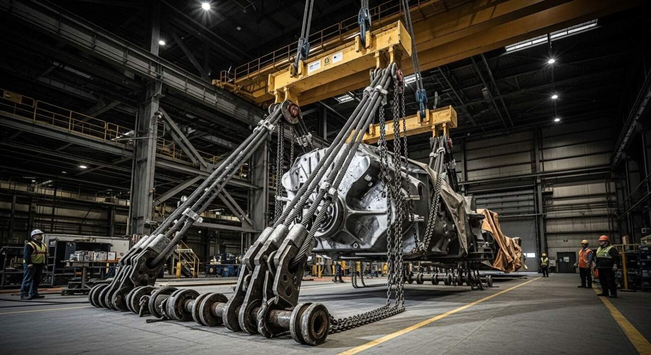 Такелаж электродвигателя