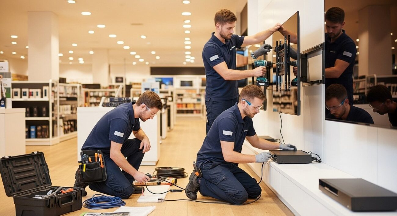 Установка электротехнического оборудования