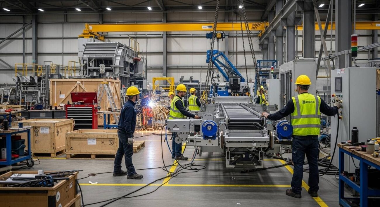 Установка технологического оборудования