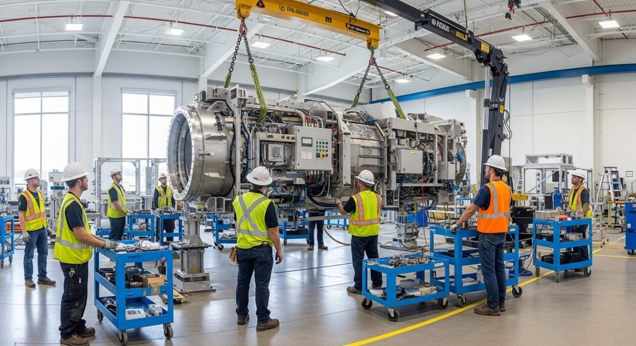 Установка складского оборудования