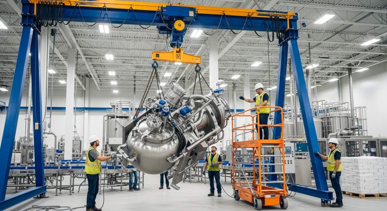 Перемещение промышленного оборудования