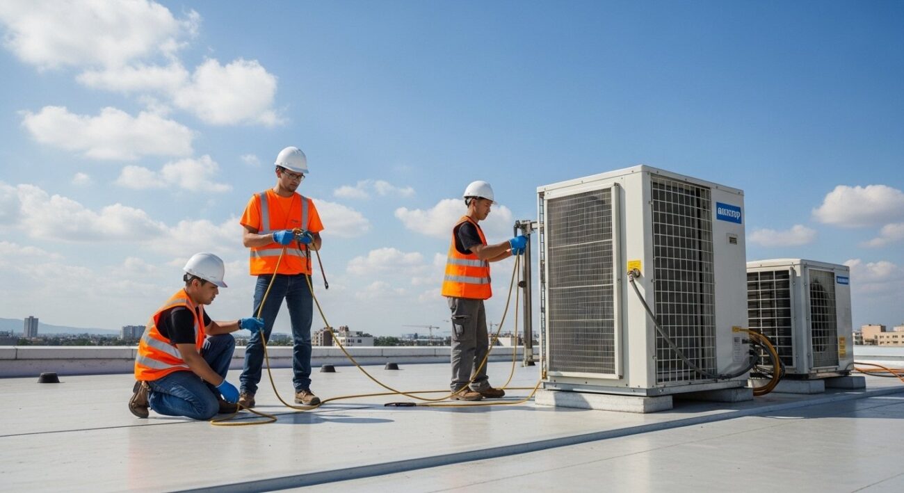 Установки оборудования на предприятии