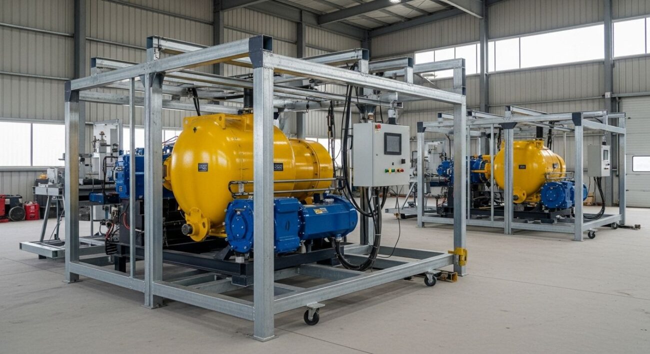 Установка оборудования в цехах