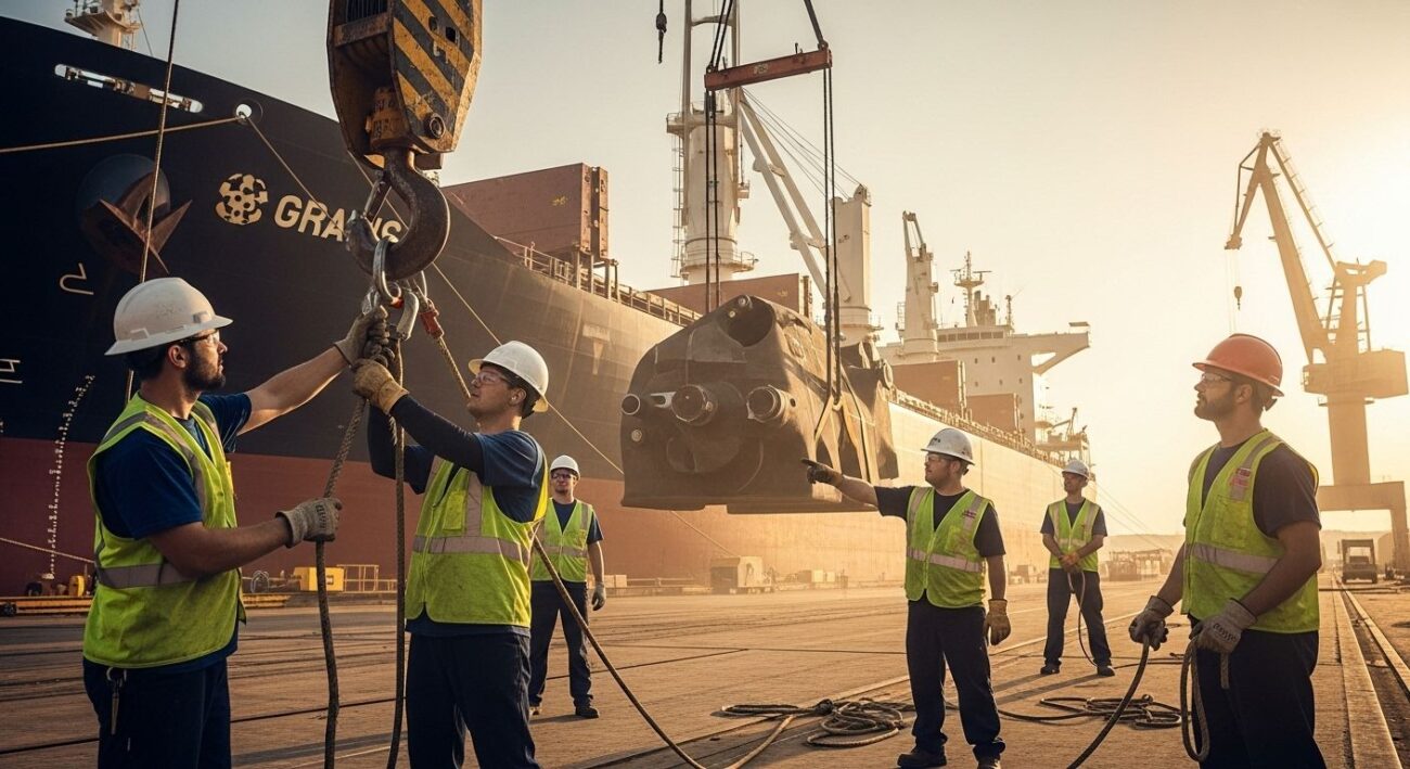 Такелажные работы в спб