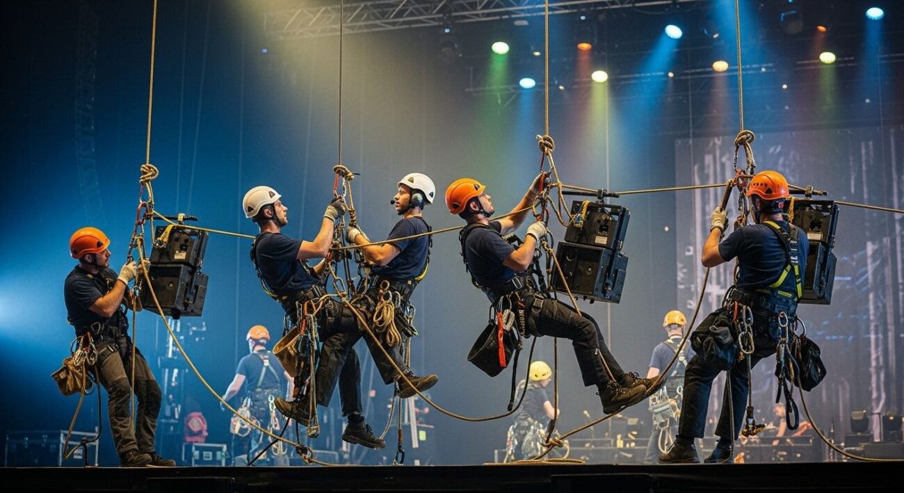 Такелажные работы в москве