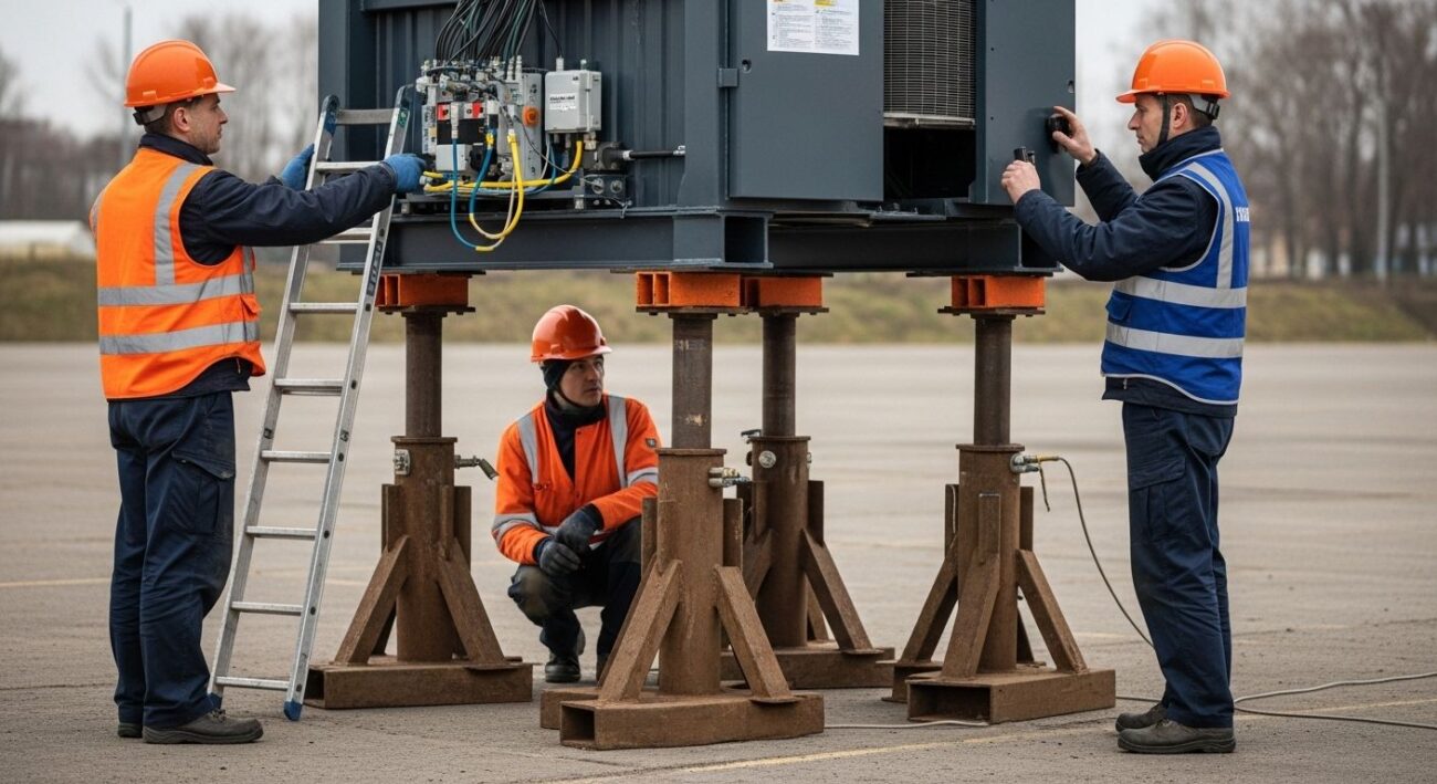 Установка лазерного оборудования