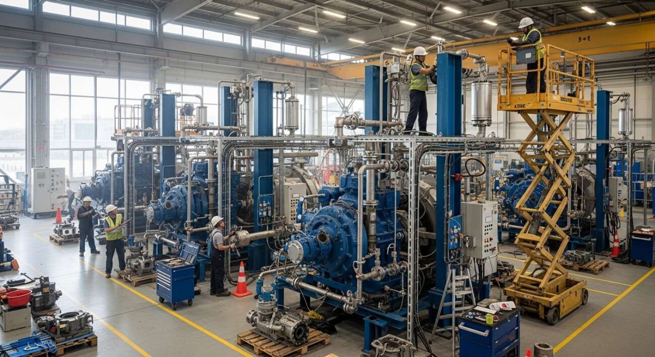 Установка оборудования на территории